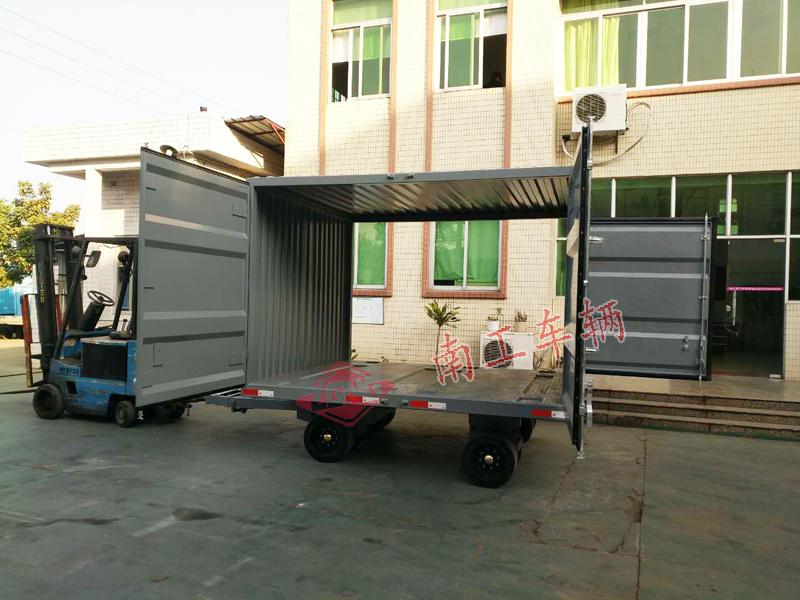 无动力全挂15吨三开门箱式华球直播_华球（中国）非标订